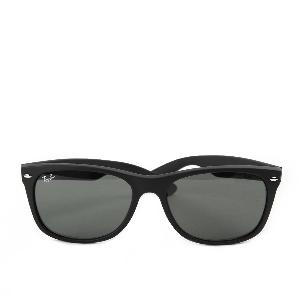 Ray-Ban New Wayfarer RB2132 622 Rubber Black Green