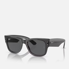 Ray-Ban Mega Wayfarer Transparent Black Dark Grey