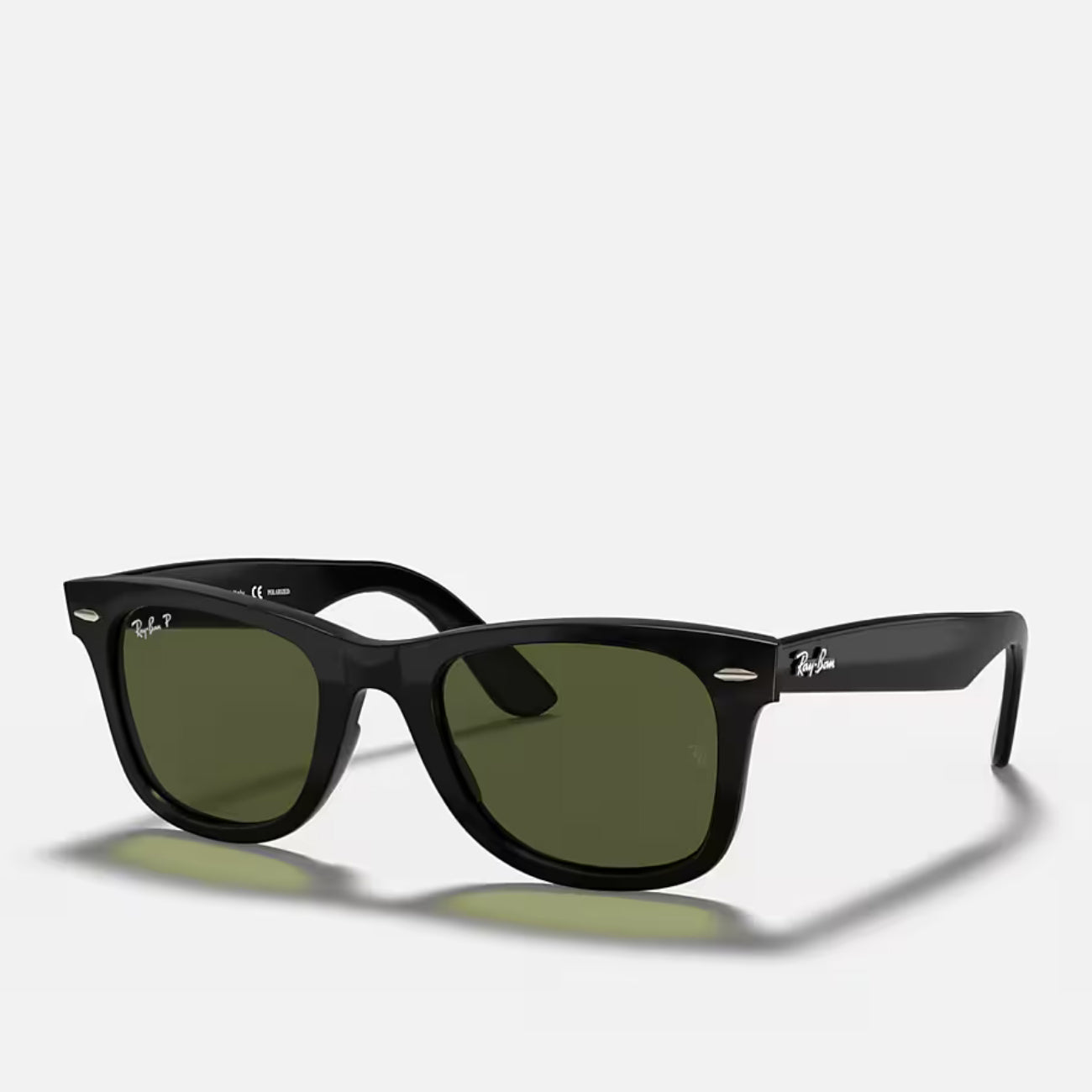 Ray-Ban Wayfarer RB4340 601/58 Black Green Polarized