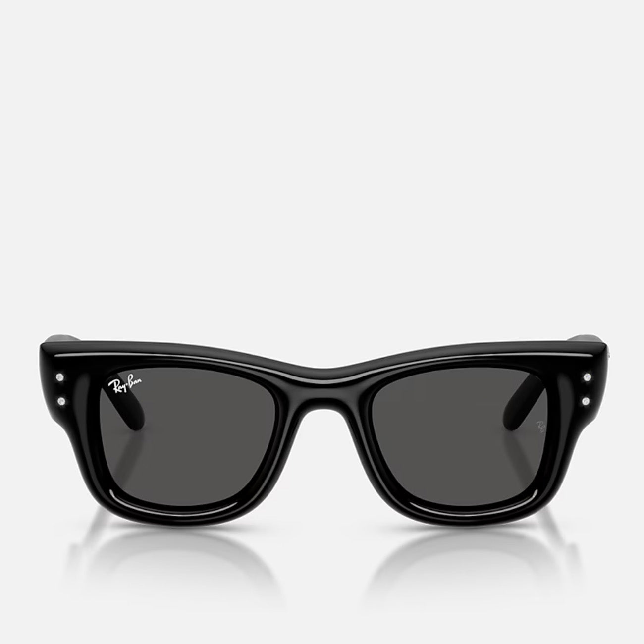 Ray-Ban Wayfarer Puffer Black Strass Dark Grey