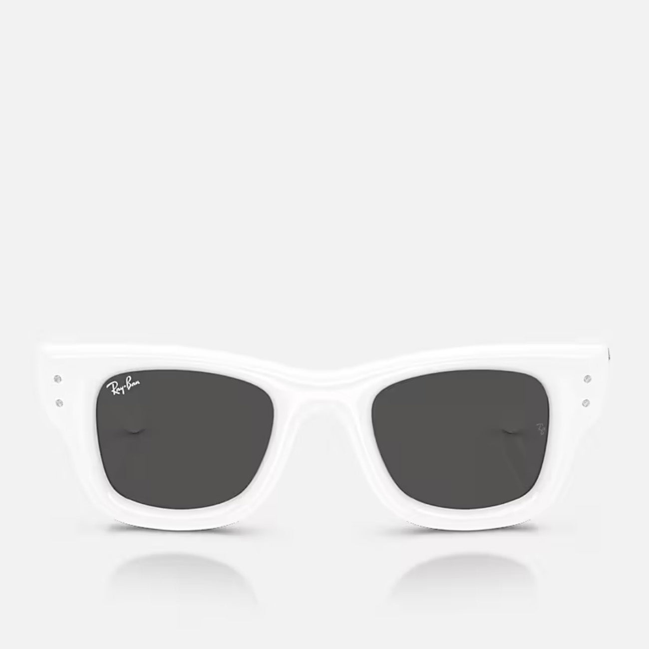 Ray-Ban Wayfarer Puffer White Strass Dark Grey