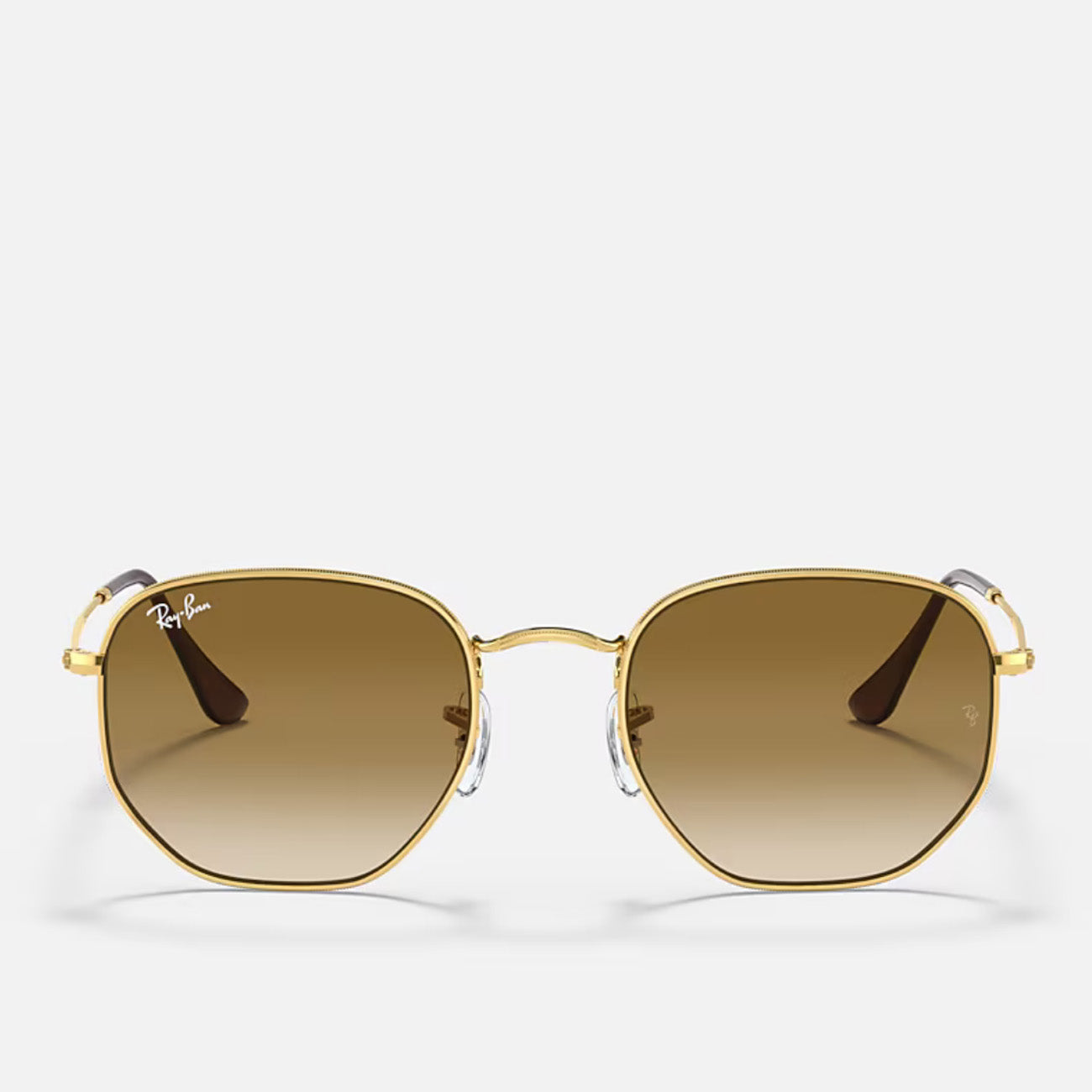 Ray-Ban Hexagonal Arista Clear Gradient Brown