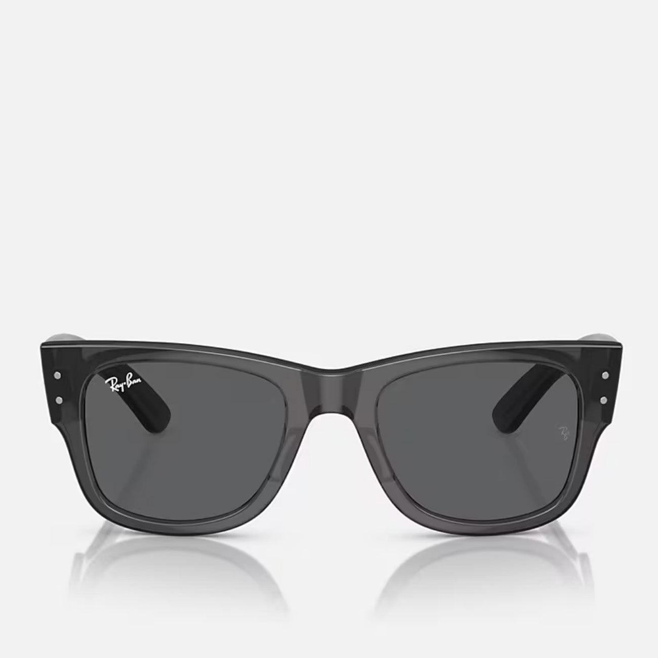 Ray-Ban Mega Wayfarer Transparent Black Dark Grey