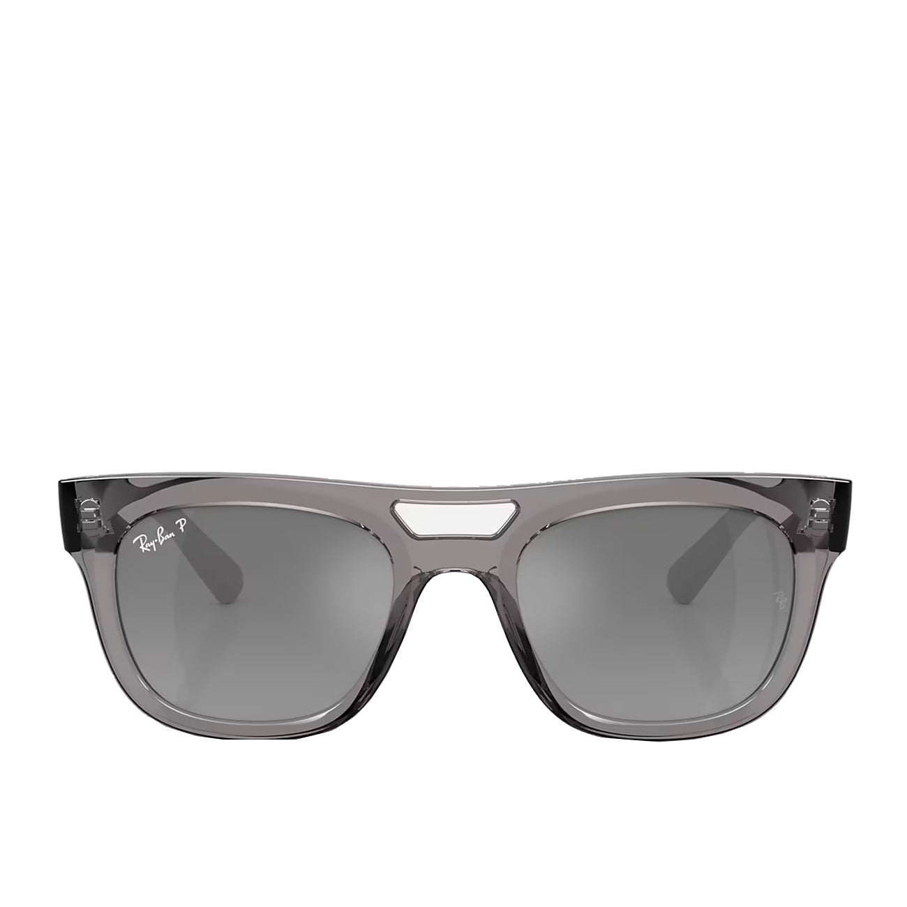 Ray-Ban Phil Bio Based RB4426 672582 54 Transparent Grey Mirror Grad Silver Polarized